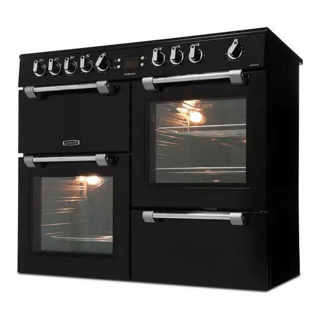 Leisure CK100C210K Electric Ceramic Range Cooker - Black