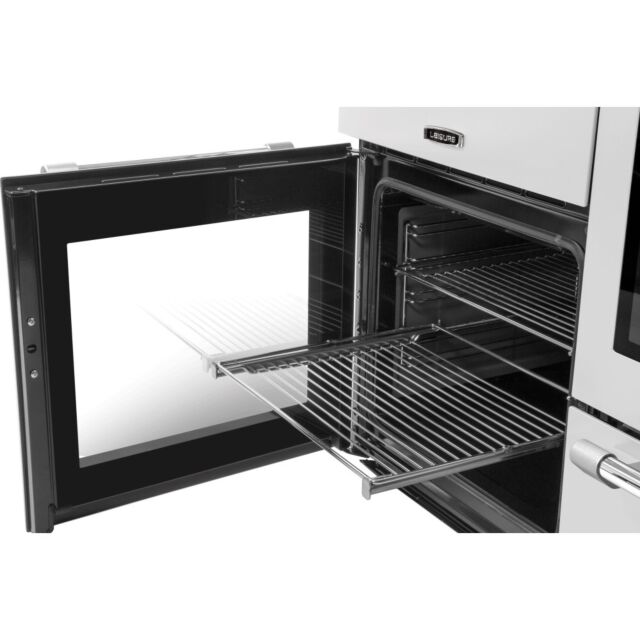 Leisure CK100F232S 100cm Dual Fuel Range Cooker with Seven Gas Burners - Silver