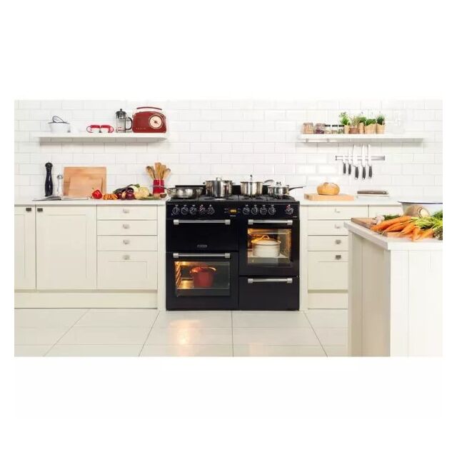 Leisure CK110F232K 110cm Dual Fuel Range Cooker - Black