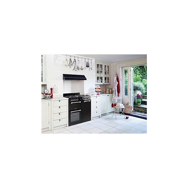 Leisure CK90G232K 90cm Gas Rangecooker with Double Oven and Gas Hob - Black