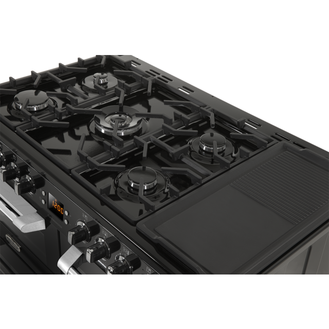 Leisure CS100F520K 100cm Black Dual Fuel Cooker