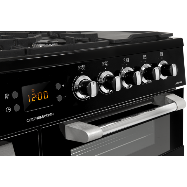 Leisure CS100F520K 100cm Black Dual Fuel Cooker