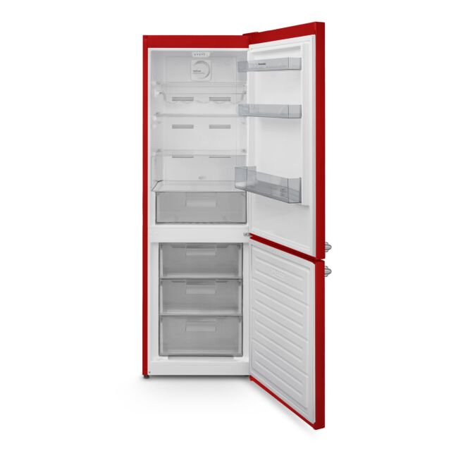 Montpeliier MAB386ER 59.5cm 60/40 No Frost Fridge Freezer - Red