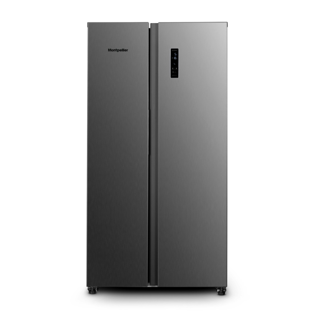 Montpellier MSBS442X Montpellier MSBS442X 91cm 70/30 Frost Free American Fridge Freezer - Inox