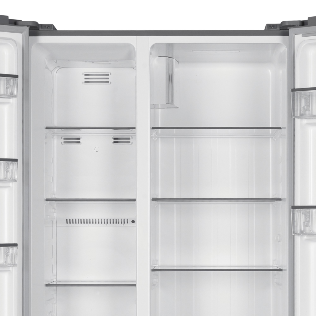 Montpellier MSBS442X Montpellier MSBS442X 91cm 70/30 Frost Free American Fridge Freezer - Inox