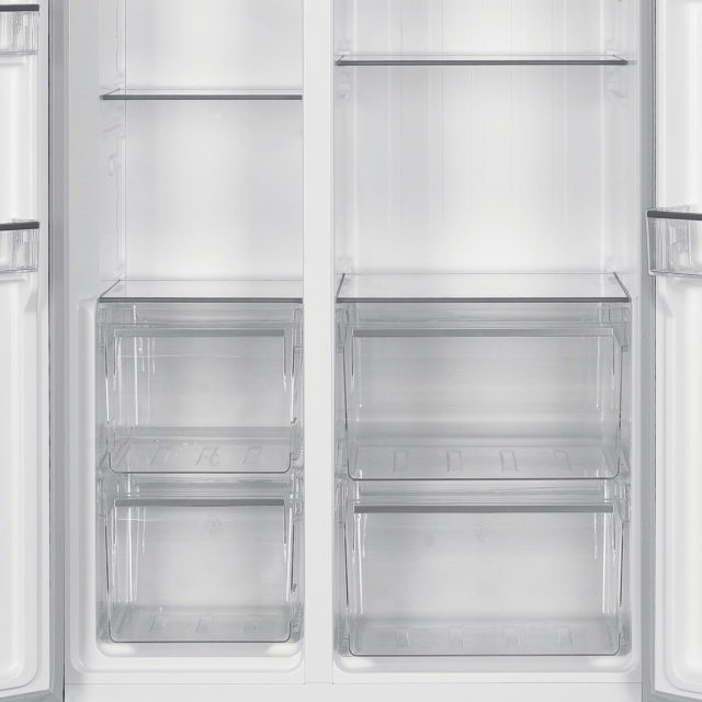 Montpellier MSBS442X Montpellier MSBS442X 91cm 70/30 Frost Free American Fridge Freezer - Inox