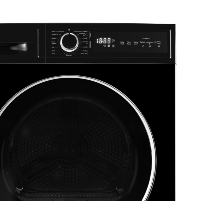 Montpellier MTDC8SDK 8kg Condenser Sensor Dry Tumble Dryer in Black