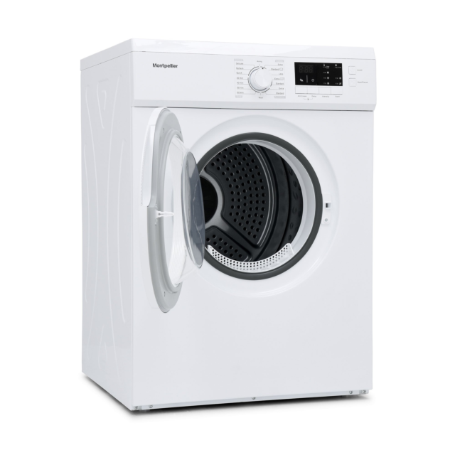 Montpellier MVSD7W 7kg Vented Sensor Tumble Dryer - White