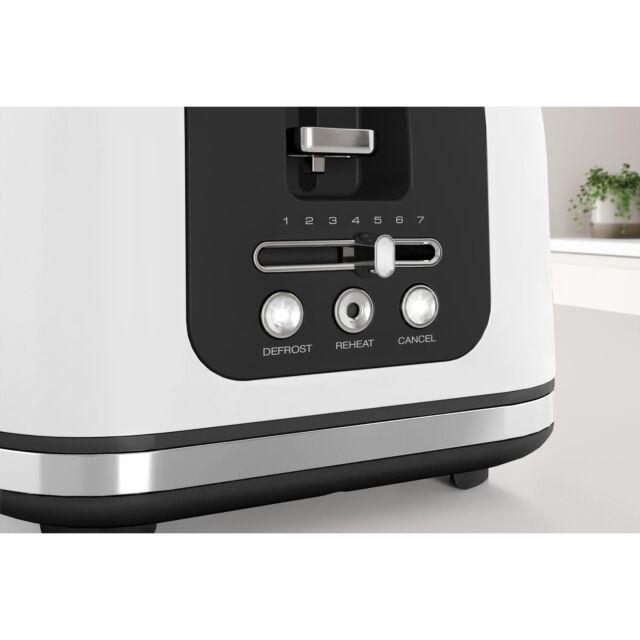 Morphy Richards 245704 Signature 4 Slice Toaster - Moonlight White