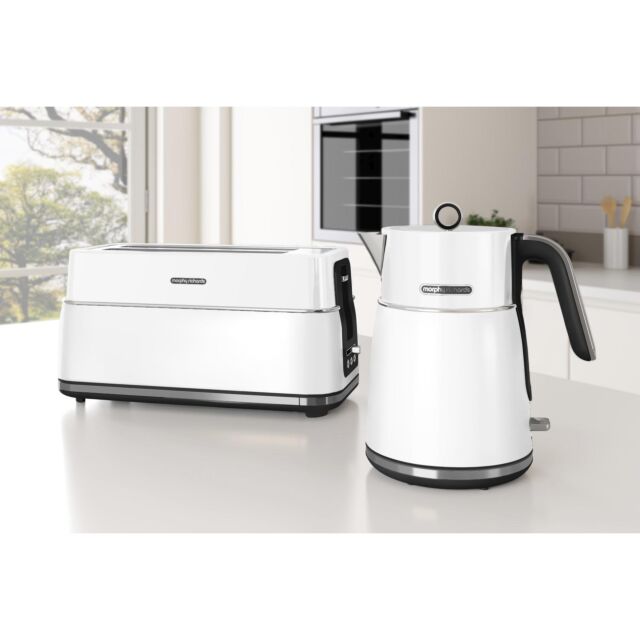 Morphy Richards 245704 Signature 4 Slice Toaster - Moonlight White