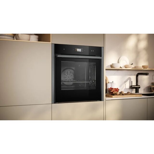 NEFF B64VS71G0B 59.6cm Built In Electric Single Oven - Graphite