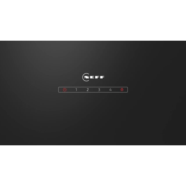Neff D83IDK1S0B 80Cm Black Glass Angled Hood