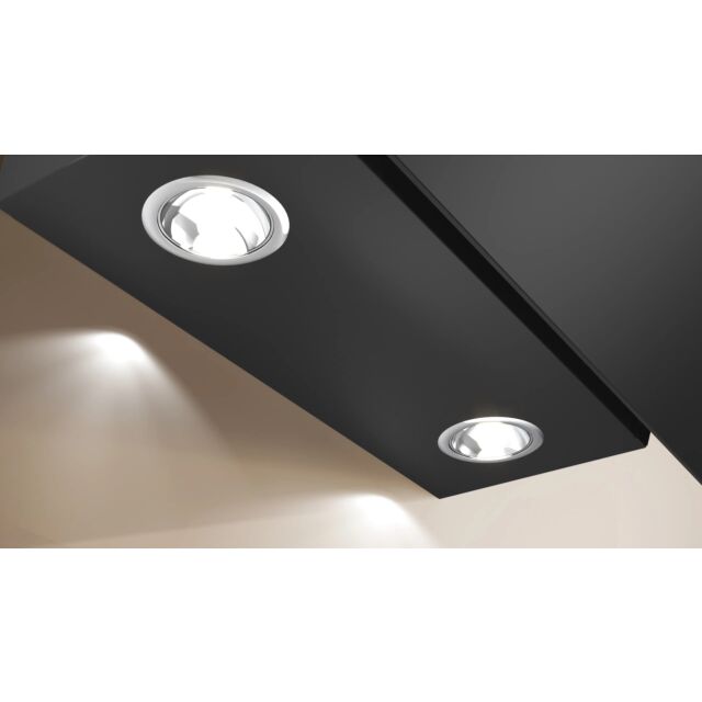 Neff D83IDK1S0B 80Cm Black Glass Angled Hood