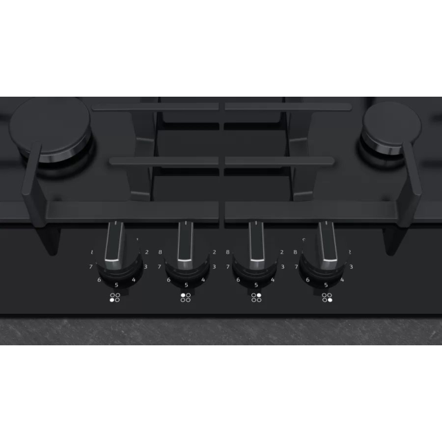 Neff T26CS49S0 N70 60cm Tempered Glass Gas Hob