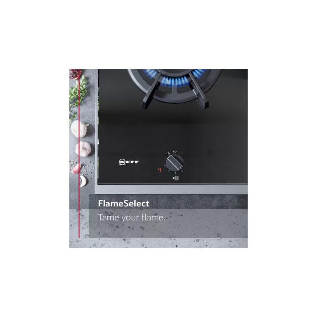 Neff T27DS59S0 N70 75cm Black Enamel Gas Hob