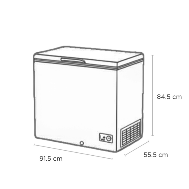Sensis RFCHT01F196EW 196L Chest Freezer White