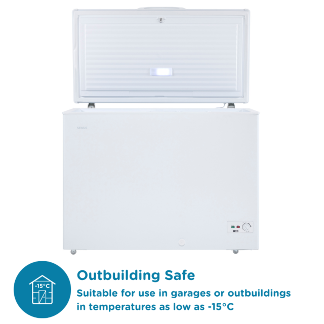 Sensis RFCHT01F300EW 300 litre Chest Freezer - White