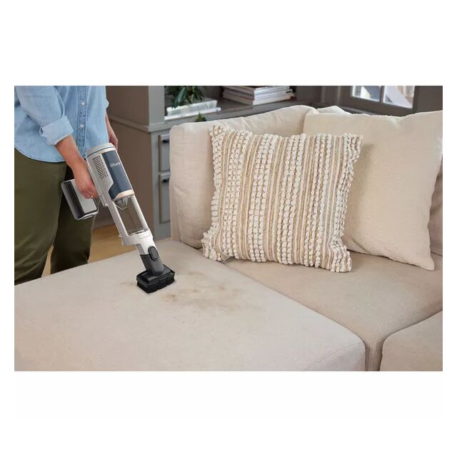 Shark BU3521UK Clean & Empty Cordless Vacuum Cleaner & Auto-Empty System - 40 Minutes Run Time - White