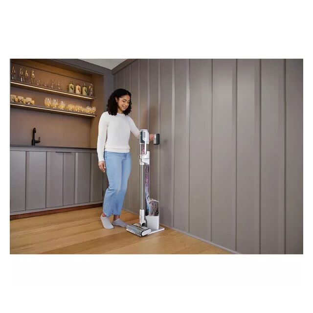 Shark BU3521UK Clean & Empty Cordless Vacuum Cleaner & Auto-Empty System - 40 Minutes Run Time - White