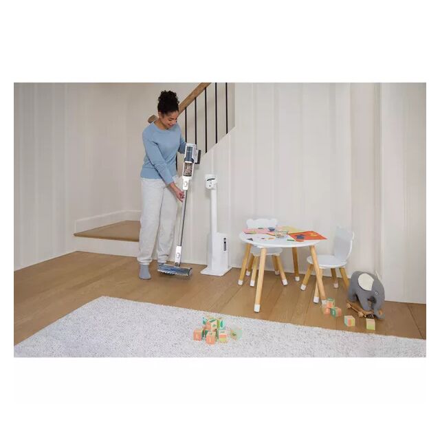 Shark BU3521UK Clean & Empty Cordless Vacuum Cleaner & Auto-Empty System - 40 Minutes Run Time - White
