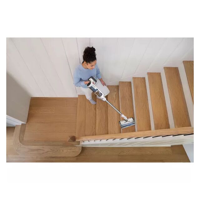 Shark BU3521UK Clean & Empty Cordless Vacuum Cleaner & Auto-Empty System - 40 Minutes Run Time - White
