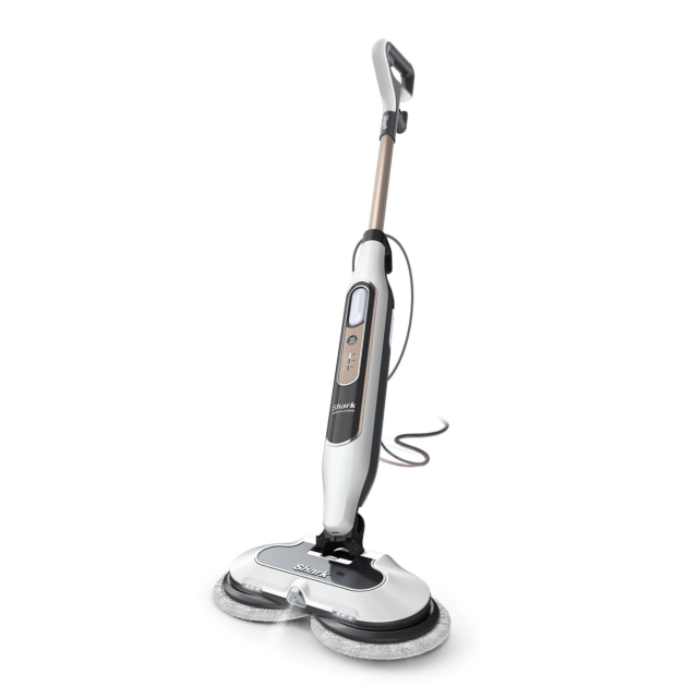 Shark S8201UK Steam & Scrub Automatic Steam Mop with Steam Blaster - White
