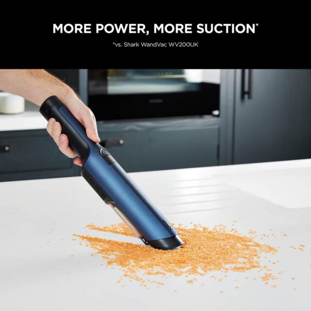 Shark WV270UK Wandvac 2.0 Cordless Vacuum Cleaner - 15 Minutes Run Time - Blue