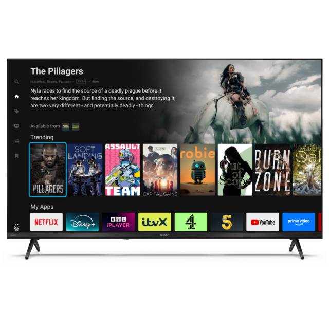 Sharp 2T-C40HE2245KB FHD TV in black