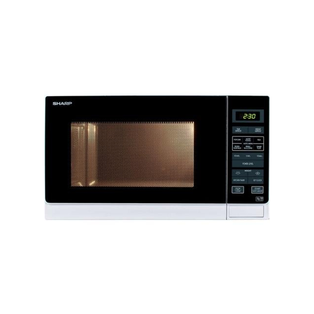 Sharp R372WM 25 Litre Solo Microwave - White