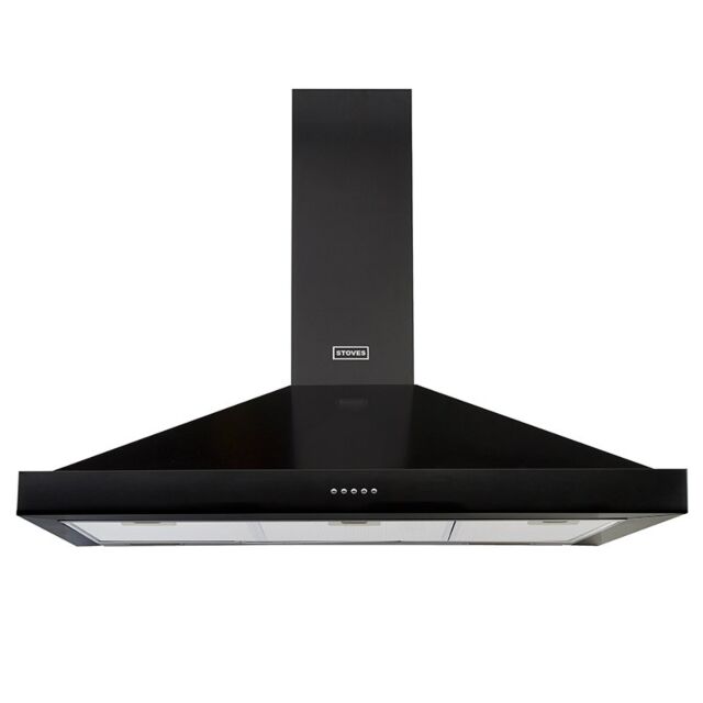 Stoves 444410239 ST S1000 STERLING Chimney Hood Black