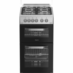 Hotpoint HDG5GCX 50cm Gas Double Oven Cooker