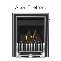 Valor Fires 05945FSA6 ALLURE FS Inlay Trim Black/Chrome (SELECT FIREFRONT)