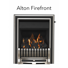 Valor Fires 05945FSA7 ALLURE FS Inlay Trim Black/Brushed Chrome (SELECT FIREFRONT)