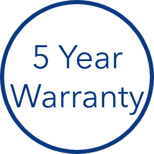 5 Year Warranty